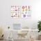 Stupell Industries Muted Letters & Numbers Educational 2pc Framed Giclee Set, design by Susan Ball
